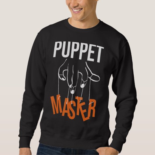 Puppet Master Ventriloquist Ventriloquism Puppetee Trui (Voorkant)