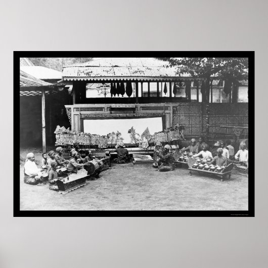 Puppet Play Java Indonesia 1898 Poster (Voorkant)