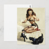 Puppet-pop omhoog briefkaart (Voorkant / Achterkant)