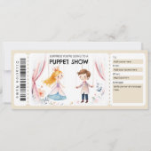 Puppet Show Gift Certificate Kaart (Voorkant)