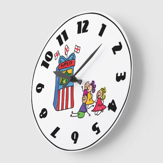 Puppet Show klok (Hoek)