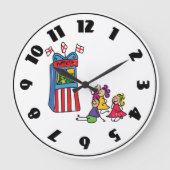 Puppet Show klok (Voorkant)
