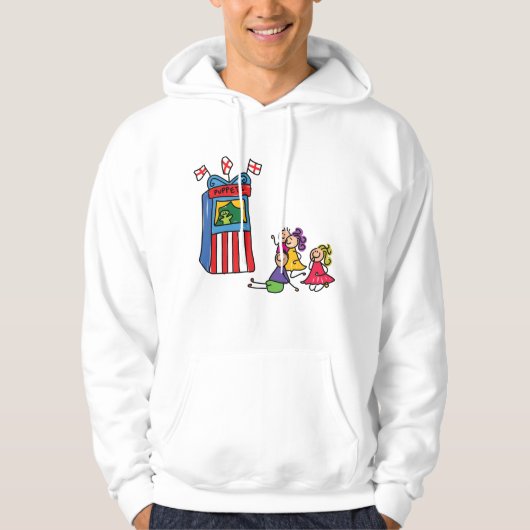 Puppet Show Mannen Hoodie (Voorkant)