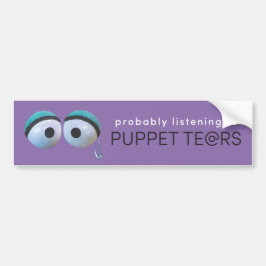 Puppet Tears Bumpersticker