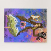 Puppet Theater Girl Puppets Fantasy Fairy Tales Legpuzzel (Horizontaal)