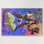 Puppet Theater Meisje Puppets Fantasy Jigsaw Puzze Legpuzzel (Horizontaal)