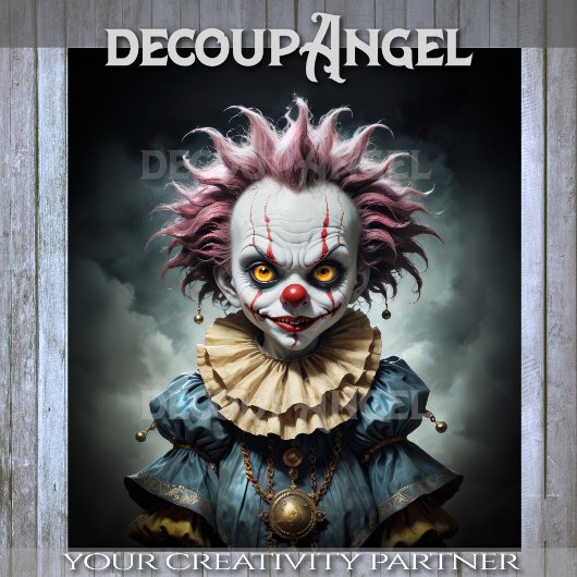 Puppet van Dark Whimsy Decoupage Tissuepapier