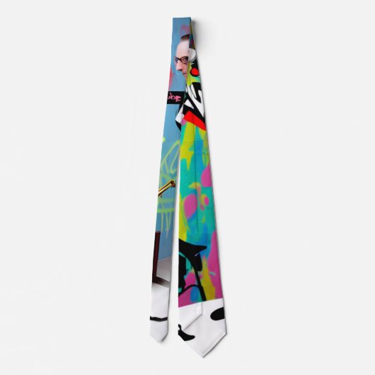 Puppet "Ventriloquist in Antwerpen, 1923" Stropdas (Achterkant)