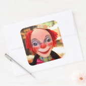 Puppet Vierkante Sticker (Envelop)
