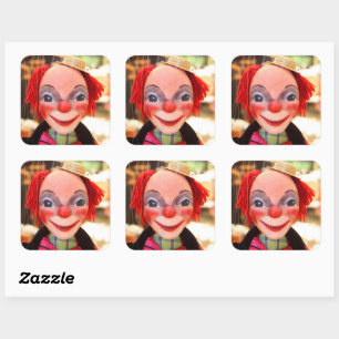 Puppet Vierkante Sticker