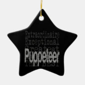 Puppeteer Extraordinaire Keramisch Ornament (Voorkant)