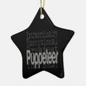 Puppeteer Extraordinaire Keramisch Ornament (Links)