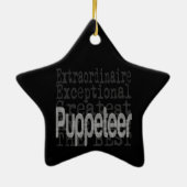Puppeteer Extraordinaire Keramisch Ornament (Achterkant)