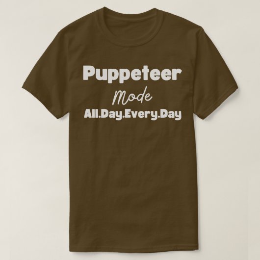 Puppeter T-shirt (Design voorkant)