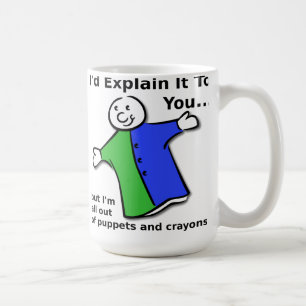 Puppets en Crayons Funny Mug Koffiemok