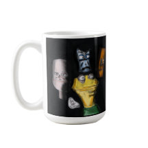 Puppets in the dark ( Erica Crooks puppet art )