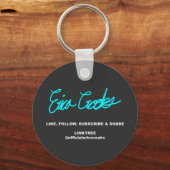 Puppets in the dark ( Erica Crooks puppet art ) Sleutelhanger (Achterkant)