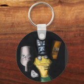 Puppets in the dark ( Erica Crooks puppet art ) Sleutelhanger (Voorkant)