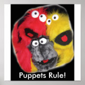 Puppets Rule, poster (Voorkant)
