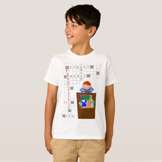 Puppets-theater T-shirt (Voorkant volledig)