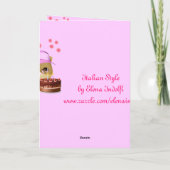 Puppie Birthday Kaart (Achterkant)