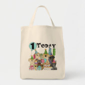 Puppies 1e Verjaardags Bash Tshirts en geschenken Tote Bag (Voorkant)