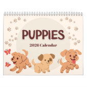 Puppies 2026 Calendar Kalender (Hoes)