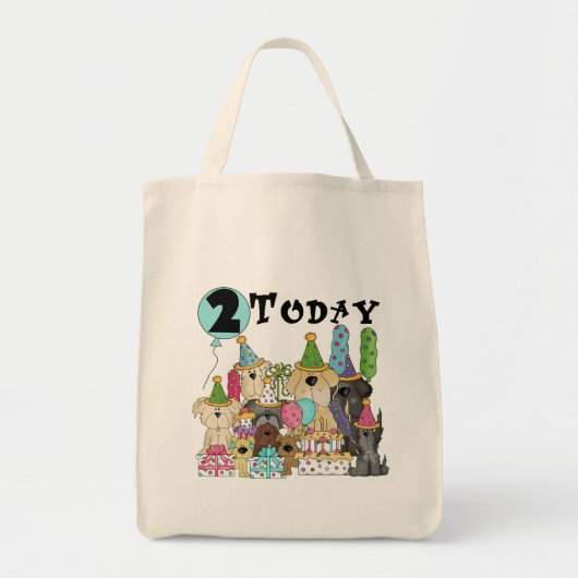 Puppies 2e Verjaardags Bash Tshirts en geschenken Tote Bag (Voorkant)