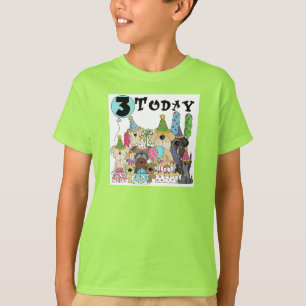 Puppies 3e Verjaardags Bash Tshirts en geschenken