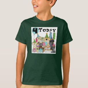 Puppies 4th Birthday Bash Tshirts en geschenken