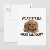PUPPIES BRIEFKAART (Voorkant / Achterkant)