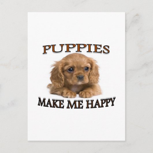 PUPPIES BRIEFKAART (Voorkant)