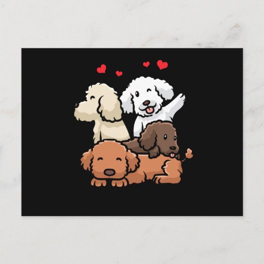 Puppies Briefkaart (Voorkant)