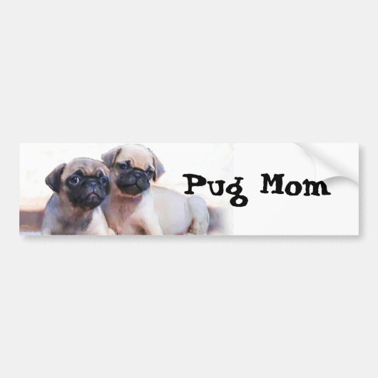 Puppies Bumpersticker (Voorkant)