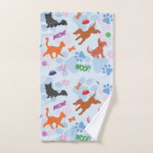 Puppies en Kittens Bad Handdoek (Handdoek)