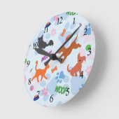 Puppies en Kittens Ronde Klok (Hoek)