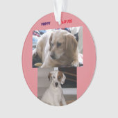 Puppies en sis ornament (voorkant)