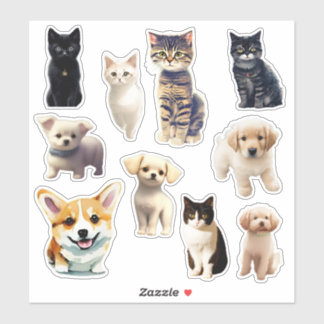 Puppies en Stickers van Kitten Scrapbook