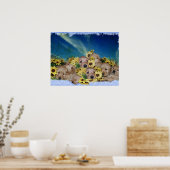 PUPPIES EN STROMEN - GOLDEN RETRIEVER POSTER (Keuken)