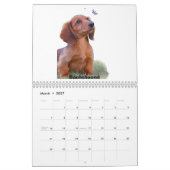 Puppies en vlinders kalender (Mar 2027)