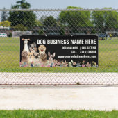 Puppies Floral Botanische Dog Grooming Spandoek (Insitu)