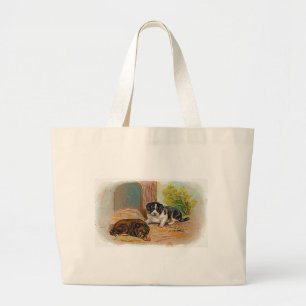 Puppies Grote Tote Bag