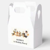 Puppies honden verjaardag bedankdoosjes (Geopend)