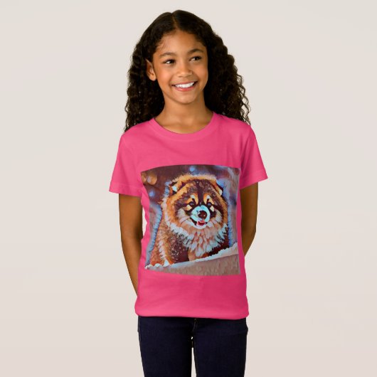 Puppies Huskies T-shirt (Voorkant volledig)