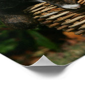 Puppies in mandje poster (Hoek)