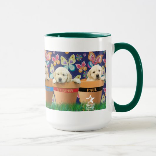 Puppies in mok Flowerpots (Rechts)