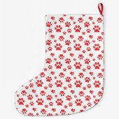 Puppies in Pajamas Dog Grote Kerstsok (Achterkant)