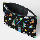 Puppies In Space Watercolor Dog Astronauts Etui (Open)