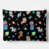 Puppies In Space Watercolor Dog Astronauts Etui (Achterkant)
