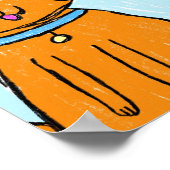 "Puppies in the Sun" Happy Poster (Hoek)